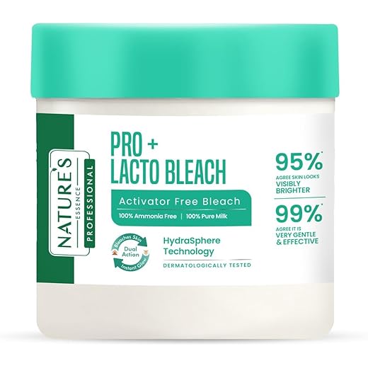 NATURES ESSENCE Lacto Bleach Cream, Milky White, 100g
