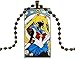 Produktbild CKAWM Halskette Glas Cabochon Anhänger Halskette Rechteck Mode Halskette Für Frauen Cartoon Schöne Sailor Moon Charaktere