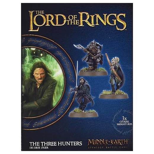 Games Workshop Warhammer Middle Earth - Los tres cazadores