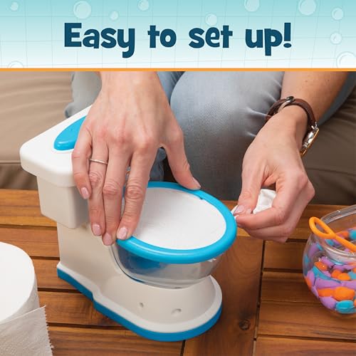 Image of Don't Flush The Fish Board Games for Kids - Board Games for Family Game Night for Kids and Adults, Fun Balancing Game, Multi-Player Preschool, Toddler Toys, Ages 4+
