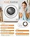 Gleedelish 10 LBS Portable Dryer, 1.5 Cu.Ft. Portable Clothes Dryer with Knob Control, Stainless Steel Drum, Exhaust Pipe, 850W Drying Machine for Apartment, Dorm, Home, White