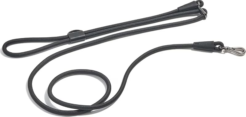 Guia de corda mãos livres ajustável para cães Wild One, Black, 1,31 a 2,59 m