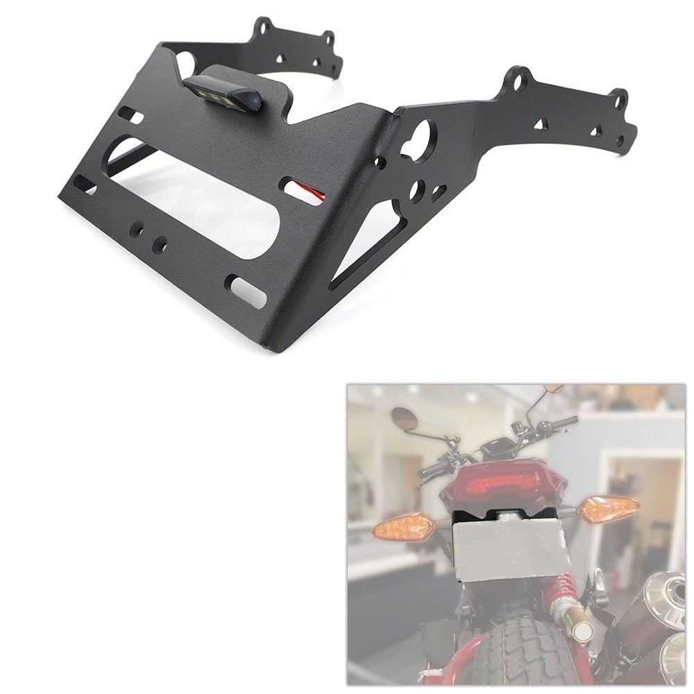 Kentekenplaathouders Motorfiets Kentekenplaathouderbeugel Voor Indian FTR 1200 2019-2024 Voor FTR1200 Voor Rally/S Achterkant Opruimkit Voor Spatbordverwijderaar Kentekenplaathouder