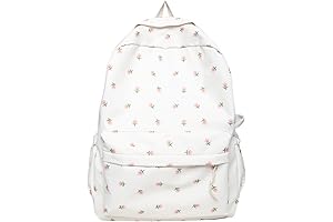 Kawaii Floral Print Coquette Backpack - Cottagecore Aesthetic Accessory