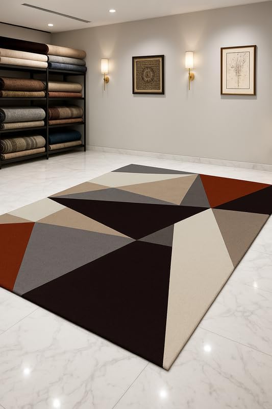 Image of Luxurious Tufted Woolen Carpet Collection Size 10 X 12 Feet (Color-Multi)