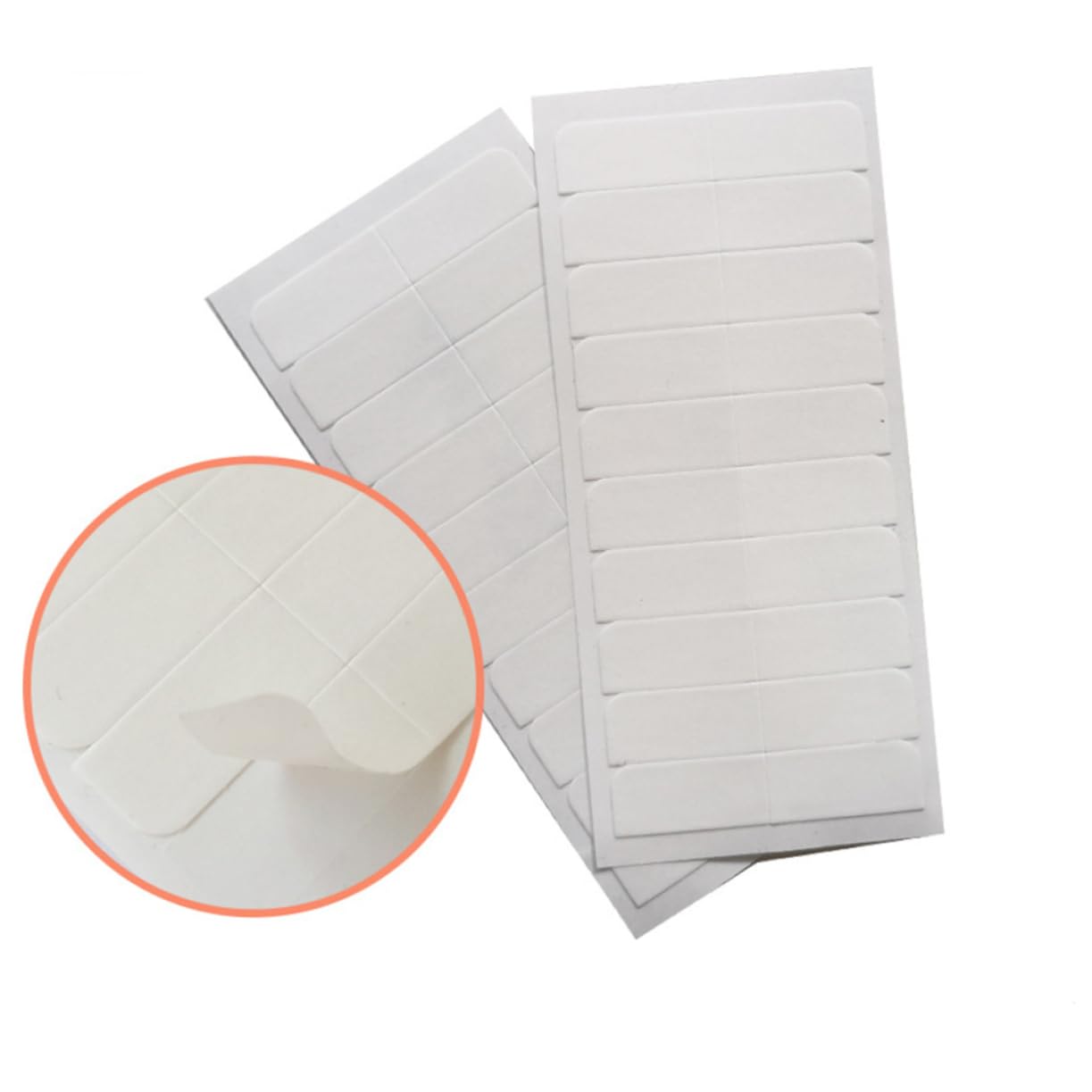 Angoily 50 Pcs Halloween Hair Extension Tape Adhesive Wig Tape Hair Extension Tabs Tape in Extensions Double Stick Tape Wig Tape Double Sided Double Sided Tape White Replace