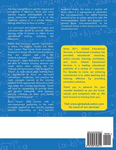 Pre-Algebra: Grades 6-8: Rational Numbers, Integer Models, Problem-Solving Strategies, Word Problems (Math Tutor Lesson Plan Series) - Image 2