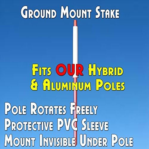KIDS EAT FREE (Blue) Flutter Feather Banner Flag Kit (Flag, Pole, & Ground Mt)