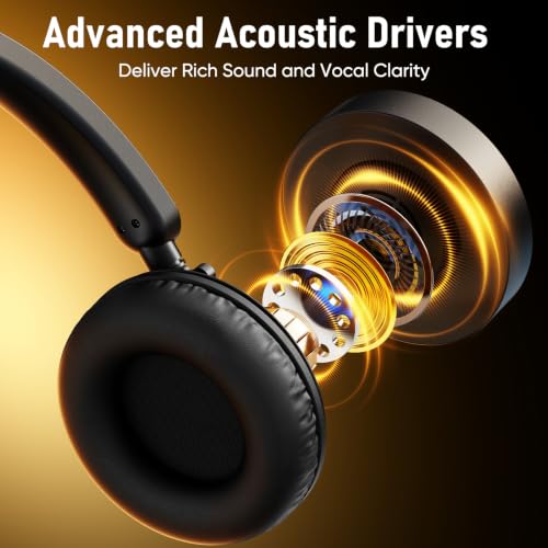 Image of MAIRDI USB Headset with Microphone, PC Headset with Mic Noise Cancelling, Wired Computer Headset with Mute for Laptop Business Work Home Office Call Centers Teams Zoom Comfort