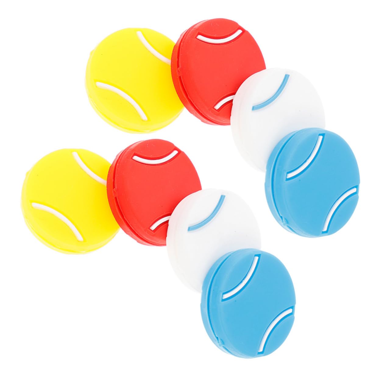ibasenice Ammortizzatori per Racchette Tennis Silicone Assorbitori Giocata E Stabile