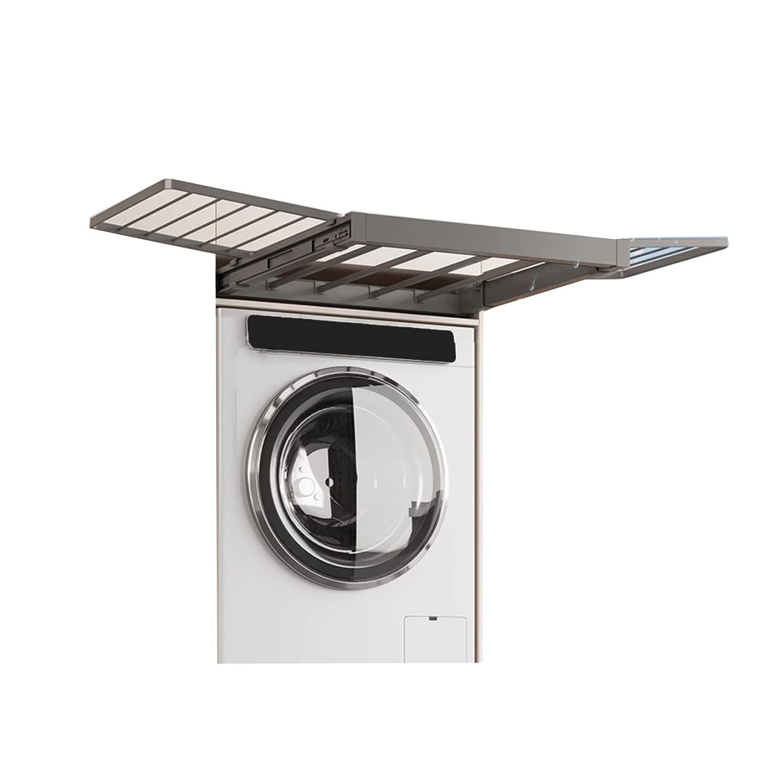 Genérico Tendedero extraíble sobre Lavadora, tendedero, Ancho Ajustable, Oculto for Pantalones, Ahorra Espacio (610-660 mm)(48x56-61cm)