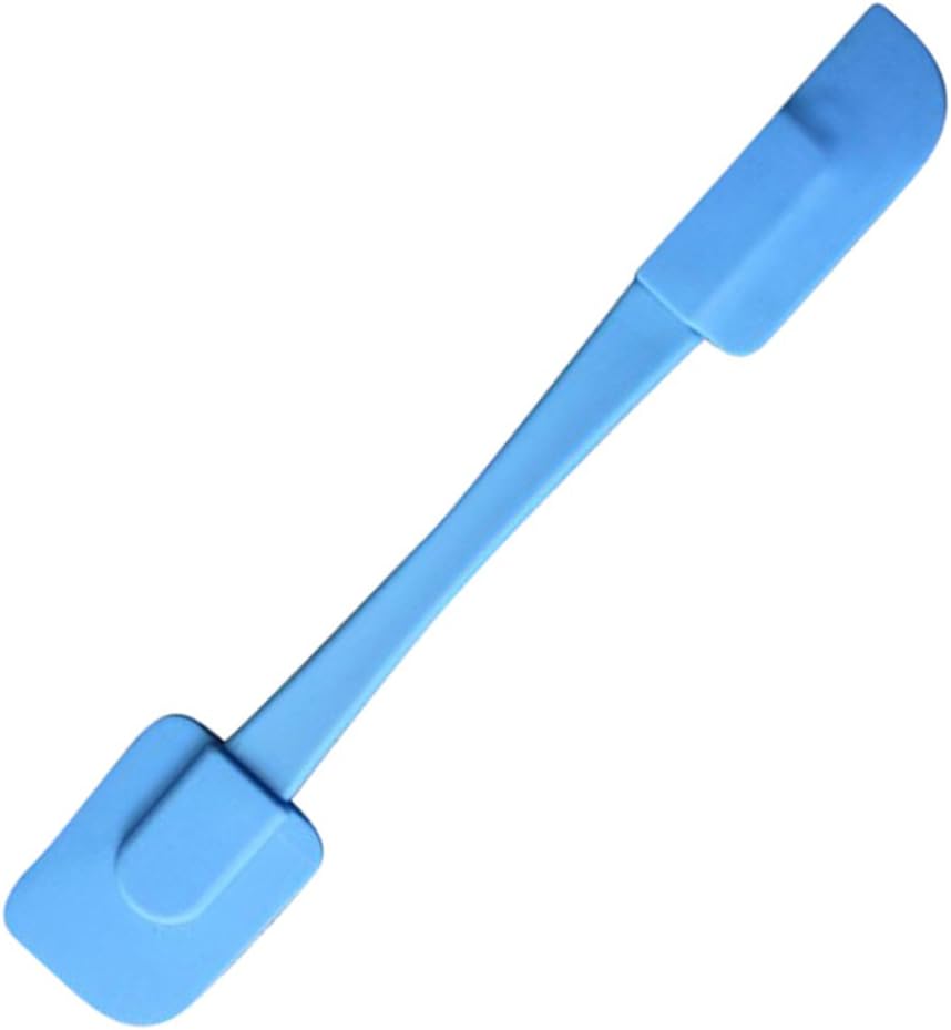 Double Sided Silicone Spatula With 2 Ends For Canning And Baking - Non-Stick and Heat Resistant Blue