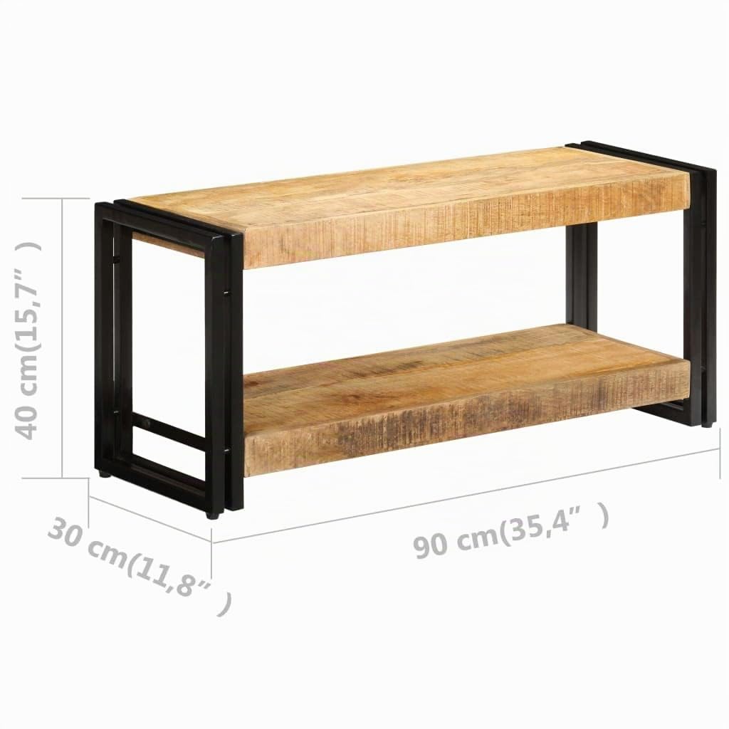 vidaXL Mueble para TV Madera Maciza de Mango 90x30x40 cm