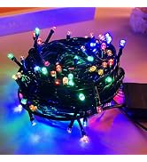 AKIRARI イルミネーション ストリングライト ライト クリスマスライト ハロウィン LED 100球 10m コントローラ付 コンセント式 メモリ記憶 屋内用 8点灯パターン 看板点灯 明...