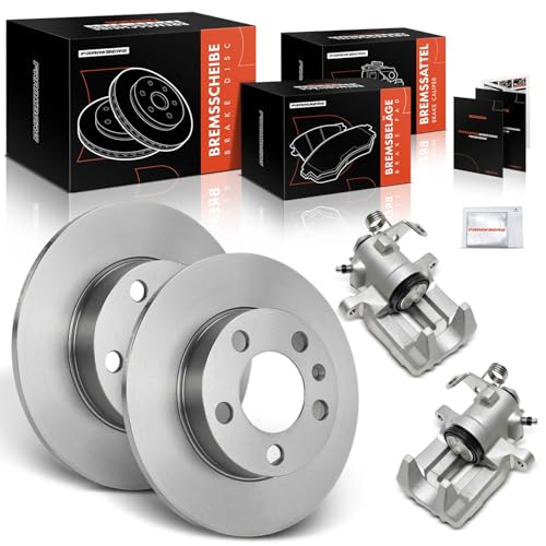 Disques arrière 232mm avec étriers de frein en fonte pour Golf IV et Polo 9N