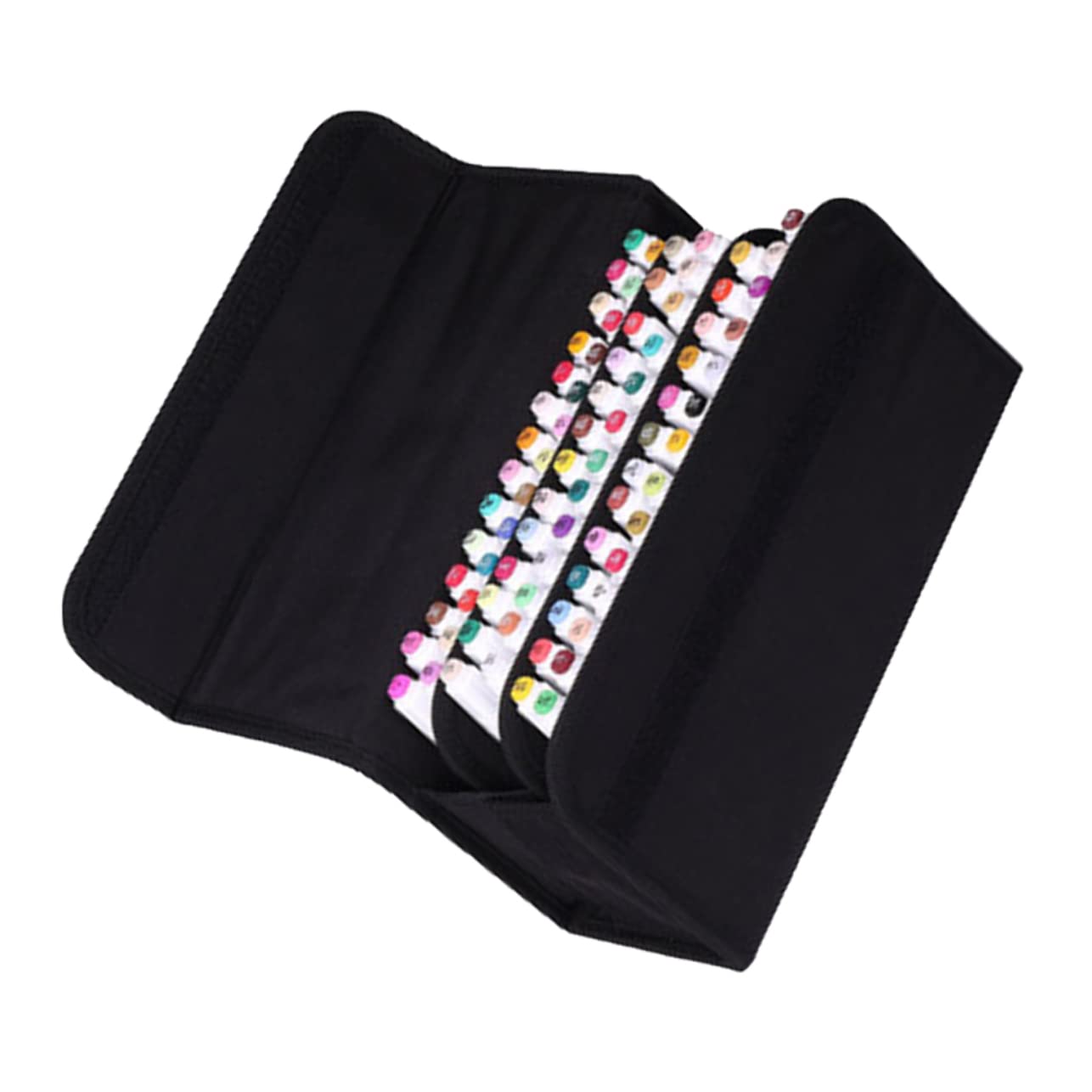Artibetter Borsa Portapennarelli da 80 Scomparti, Astuccio Portatile Nero