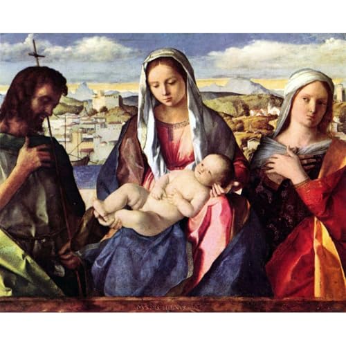 Grande affiche Madonna Bellini au format 76x101 cm pour collectionneurs d'art exigeants