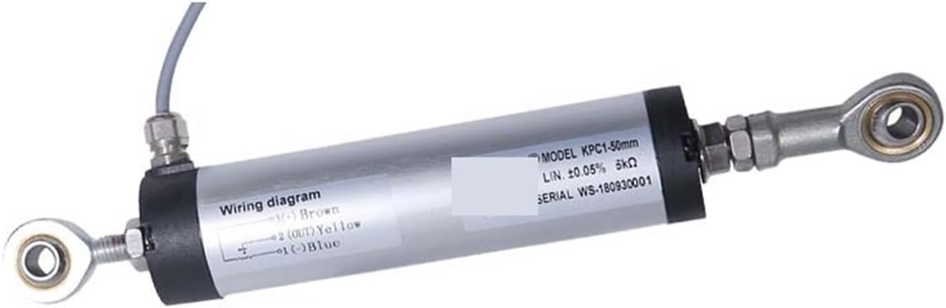 Position Ruler Sensors Linear Displacement Sensor KPC1 225mm Both Ends with Heim Joints 4-20mA Output Module