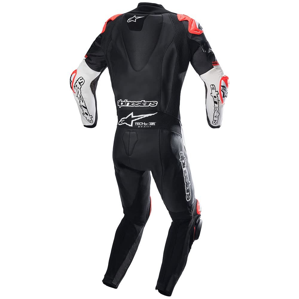 Alpinestars GP Tech v4 One-Piece Leather Suit (Tech Air Compatible) (48) (BLACK/WHITE)