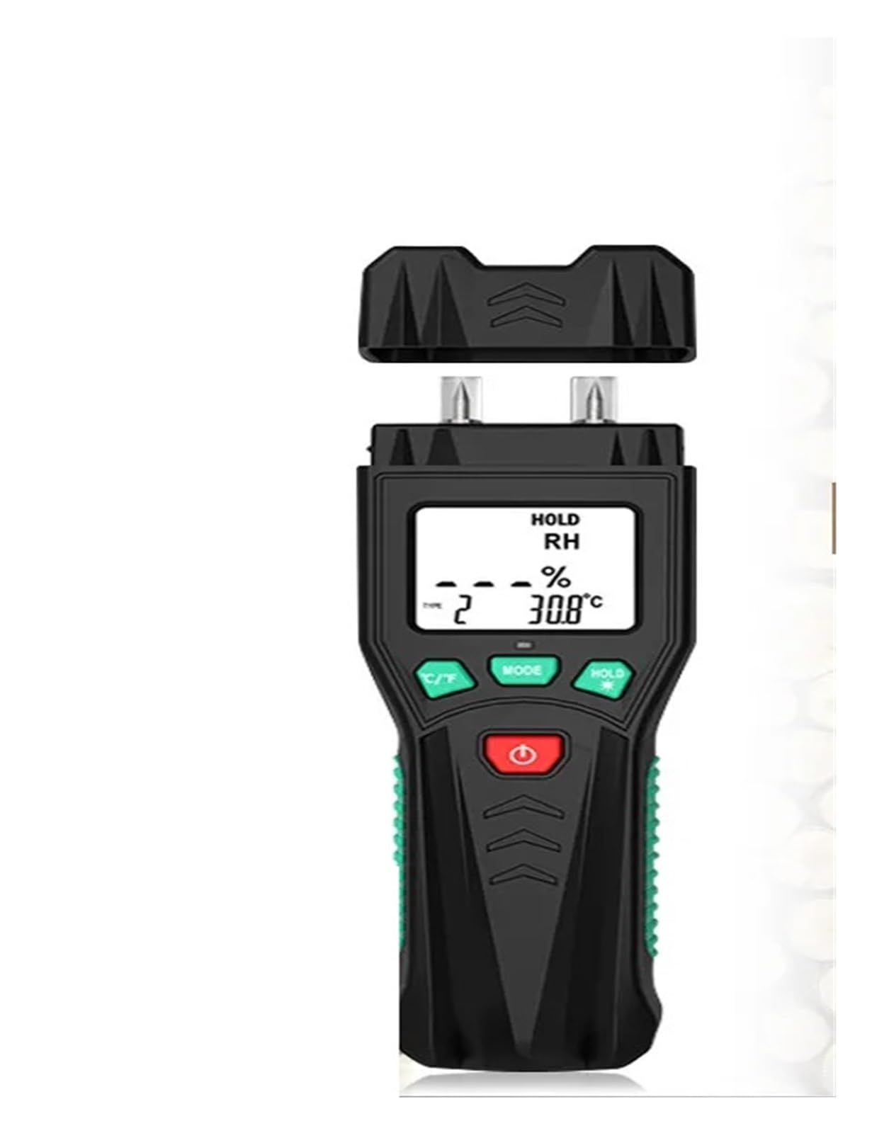 Medidor de humedad FY886 Medidor de humedad de madera digital Dos pines 7 Categorías Materiales Probador de humedad Detector de humedad de madera Medidor de humedad Perfecto para inspecciones de vivie