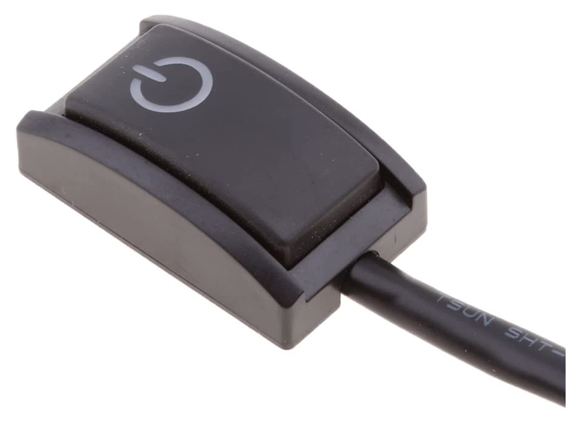 YANGQI yaoqijie Bouton Poussoir Noir 12V 200MA Noir/Off Auto Intérieur Dash 2pcs Lasting
