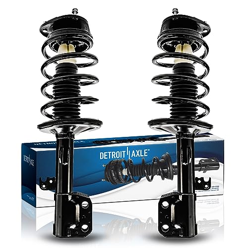 Image of Detroit Axle - 2 Front Struts for 2003-2008 Toyota Matrix Pontiac Vibe Complete Struts with Coil Spring 2004 2005 2006 2007 Replacement Quick Install Ready Strut Shock Assembly