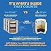 AquaBliss HD Multi Stage Shower Filter Replacement Cartridge for SF400 & SF500-48x Heavy Duty Detox Power. Kiss Itching, Breakage & Dullness Goodbye. Reduce Rust, Chlorine, Toxins. 1-Pack (SFC500)