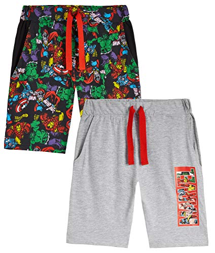 Marvel Shorts Jungen, Kurze Hosen Jungen 2er Pack, Kinder Hosen Jungs,...