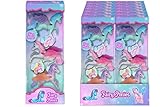 Contiene 3 ponis de hadas en rosa, azul y morado