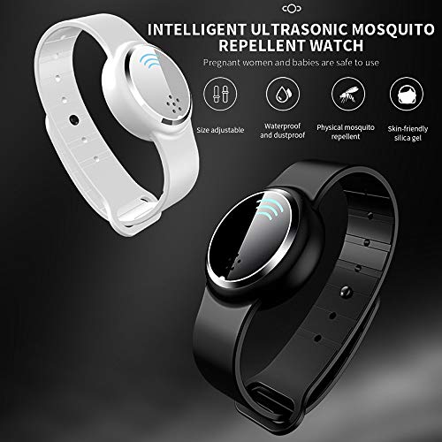 Sunbaca Pulseira repelente de mosquitos Interior Externo Anti Mosquito Pest Insect Bugs Pulseira Par