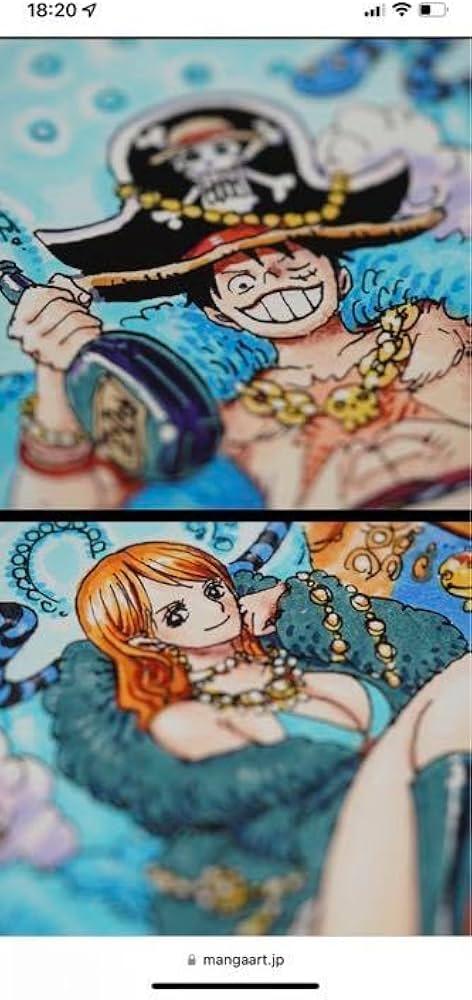 ワンピース 20部限定NFT マンガアート Manga art
