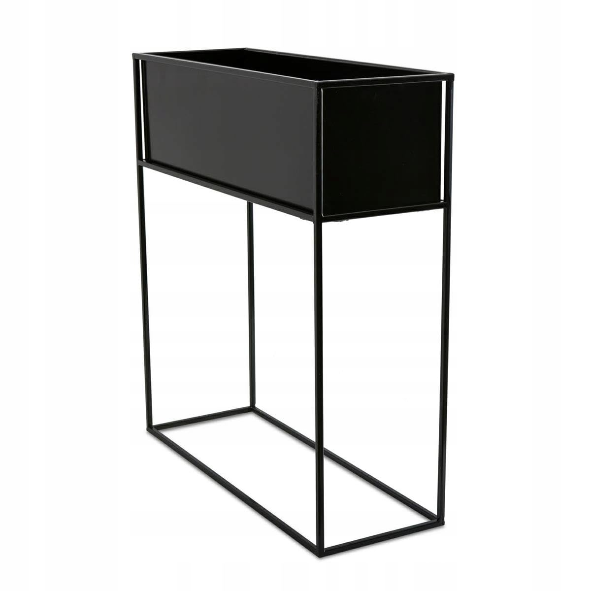 Kwietnik nowoczesny skrzynia 70 cm loft czarny