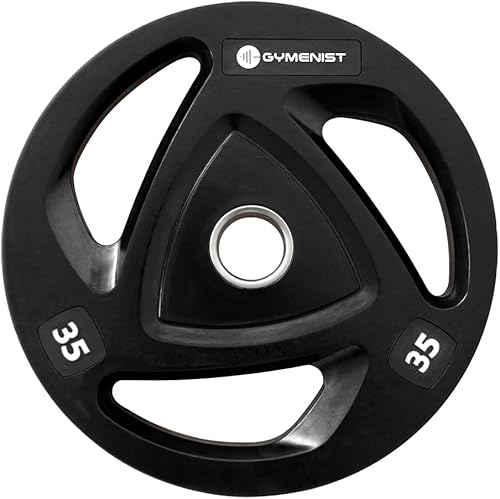 Vista 24 de Placas de peso Gymenist para hombres y mujeres para uso en casa y gimnasio