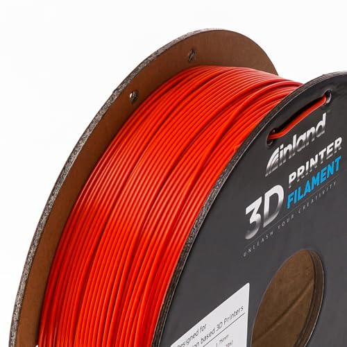 Image of INLAND Micro Center PLA+ 3D Printing Filament 1.75mm - PLA Pro Dimensional Accuracy + /- 0.03 mm - 1kg Cardboard Spool (2.2 lbs) (1 Pack Red, 1.75mm)
