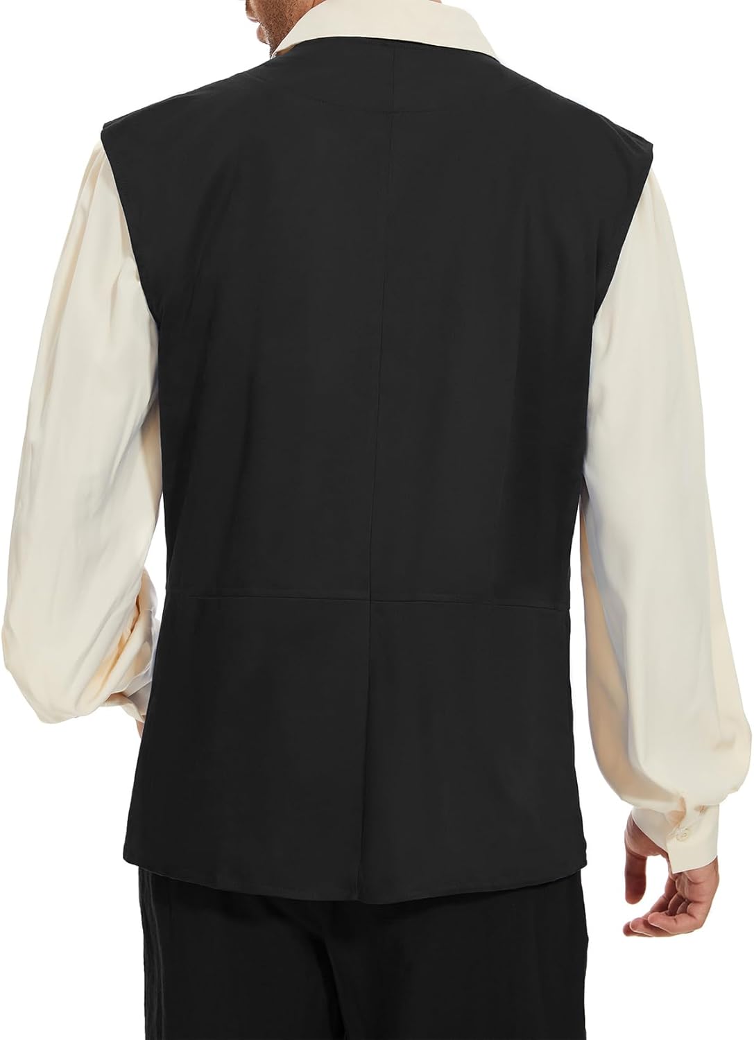 Century Star Pirate Vest Men - Renaissance Costume Men Medieval Viking Gothic Steampunk Sleeveless Halloween Costumes - Image 3