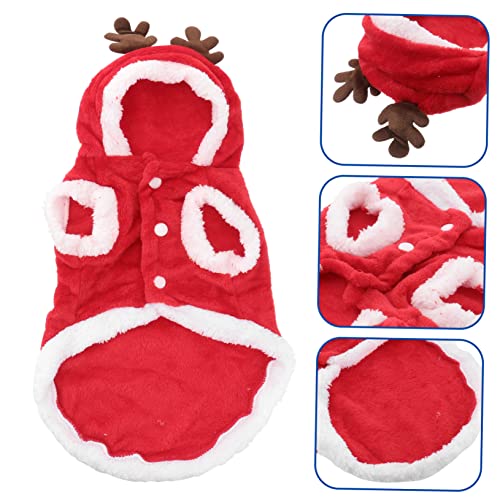 Disfraz de perro navideño con bufanda roja talla XXL miniatura 3