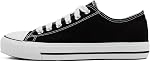 Baskets basses en toile pour femmes, mode décontractée, lacées, confortables, chaussures de tennis