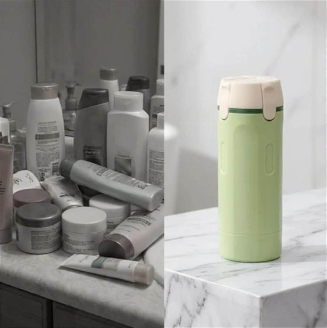 SWZEC VielPack 4-in-1 Reise-Dispenser(Grün)