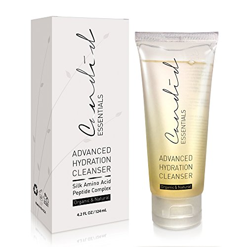 Cleanser, Organic & Natural Face Wash Enriched with Peptides and Aloe. Deep Cleans, Repairs and Unclogs Your Pores, by Candid Essentials®.