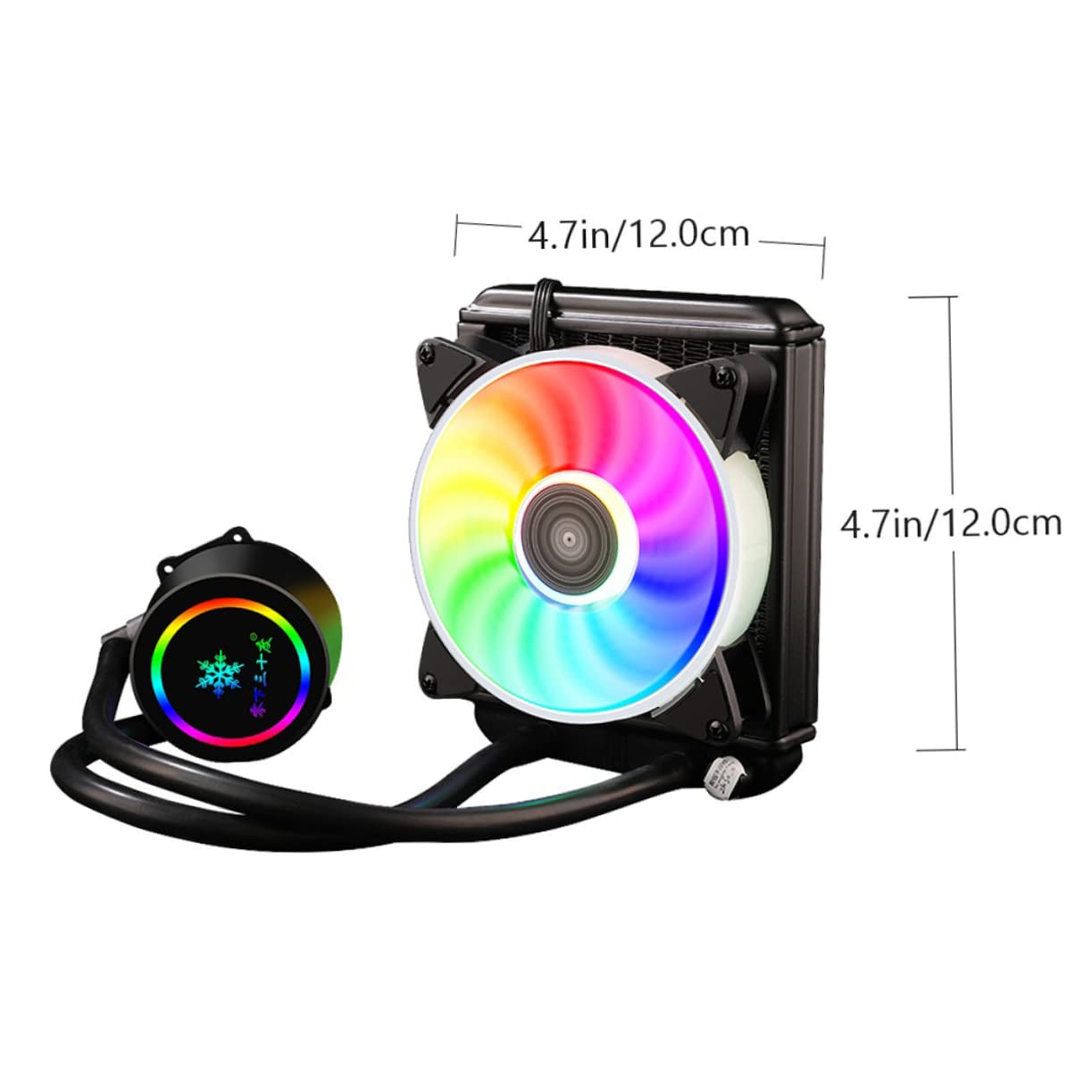 1 Pz Raffreddatore CPU Premium con Silenziosa Dissipatore per Computer Gaming Facile Installazione e Manutenzione Design Compatto e Materiali Resistenti