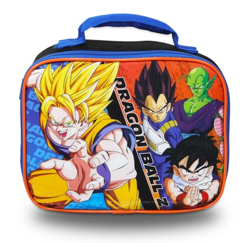 TOEI Animation Mochila Dragon Ball Z com lancheira – Pacote com mochila Dragon Ball Z de 40,6 cm, la