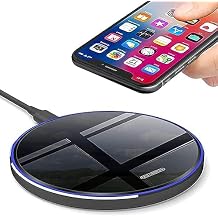 Wireless Charger 30W,Wireless Charger Pad Fast Wireless Charging Compatible with Galaxy S24/S23/S22/S21/S20/S10, Fast Charger Compatible with iPhone 16/15/14/13/12/11 Series