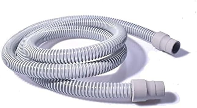 LIFESOURCE - 6ft Universal Air Hose with Standard 22mm Connector, Flexible Durable Replacement Tube, Grey 1-Pack