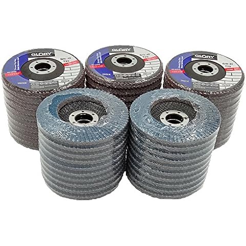 Premium Zirconia Flap Disc 4-1/2" X 7/8" 40 GRIT Pack of 50 Cover