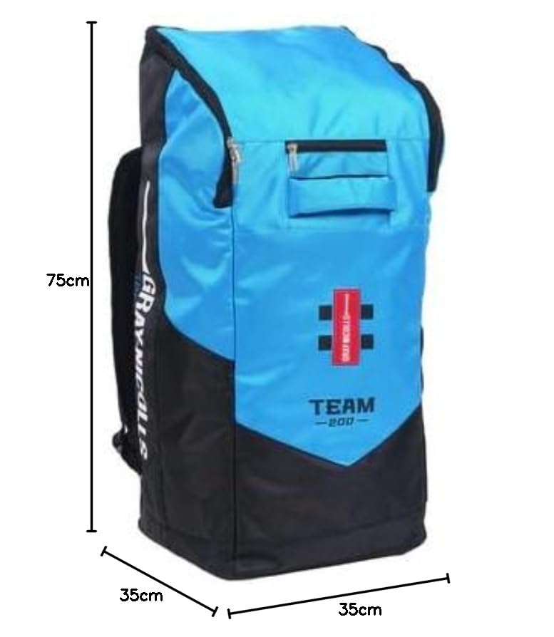 Gray Nicolls Team 200 Seesack, Schwarz/Cyan (2024)