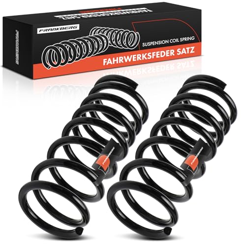 Frankberg 2x Muelles de Suspensión Eje trasero Compatible con Escort III GAA Compacto 1980-1985 Escort IVDesdeFT AWF GAF Compacto 1986-1990 Orion I AFD 1983-1986 Replace# 6146157