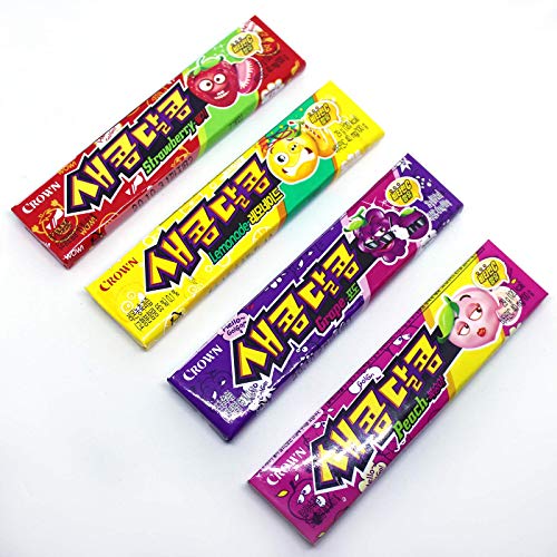 Korean Sweet and Sour Assorted Flavored Chewy Candy 116g (1 Pack) - SET OF 3