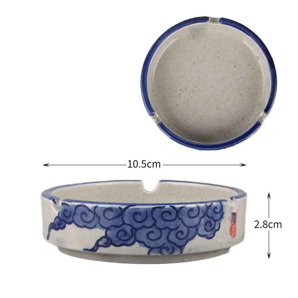 Popielniczki do papierosów Ceramiczna popielniczka do salonu na biurko Vintage