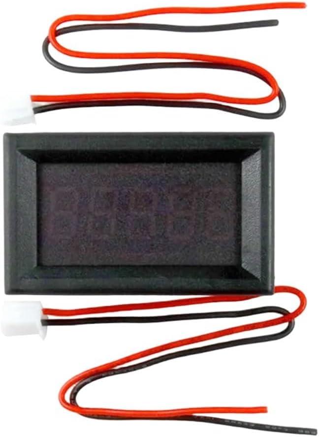 DC Digital Voltmeter 0 36 Inch Screen 5 Digit 4 Wire Voltage Tester for Measuring DC Voltage between 0 and 33V in Electronic Circuits (Green)