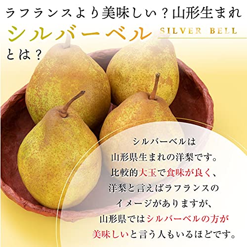 Amazon.co.jp: 洋梨 シルバーベル 約5kg 8玉-14玉 山形県産 他 秋